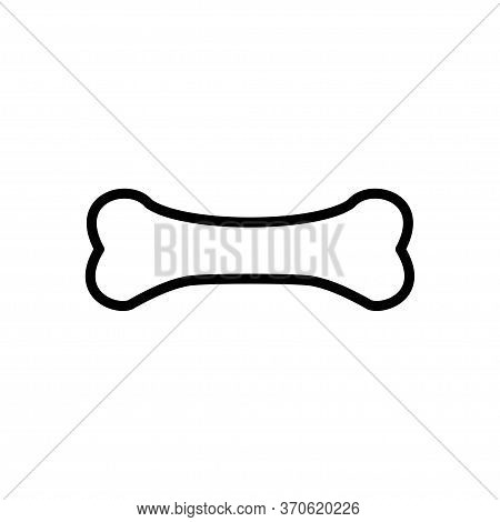 Bone Icon Flat Vector Template Design Trendy