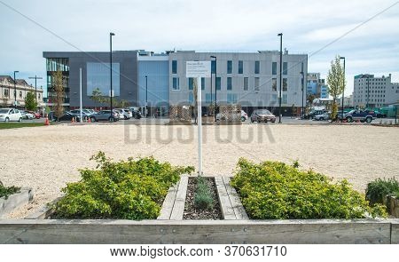 Christchurch, New Zealand : 02 October 2017 : The Memorial Respect Site In Christchurch Downtown, At