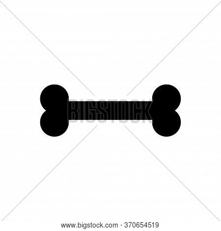 Bone Icon Flat Vector Template Design Trendy