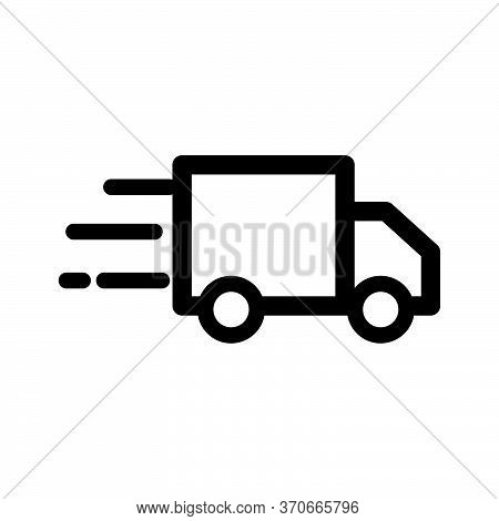 Delivery On Time Symbol. Design Vector Illustration
