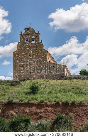 Church Of Our Lady Of The Nativity In Santa María De Riaza, In The Province Of Segovia (spain)