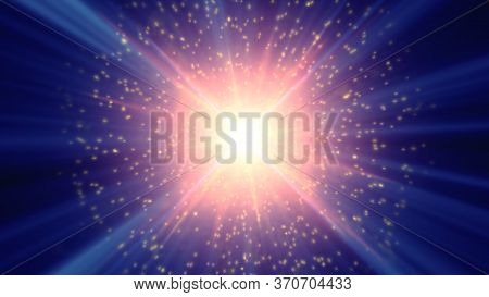 Sun Ray Light Particle Illustration