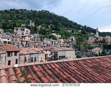 Medieval Village Of Peille In The French Alps, Cote D'azur, French Riviera, Provence, France, Europe