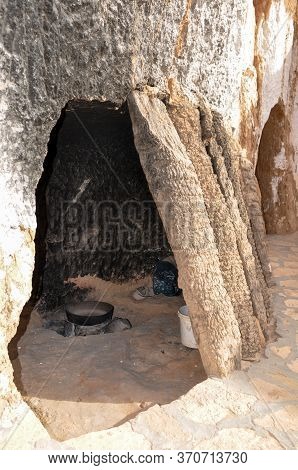 Matmata, Tunisia - February 03, 2009: The Berber Underground Dwellings, Matmata, Tunisia