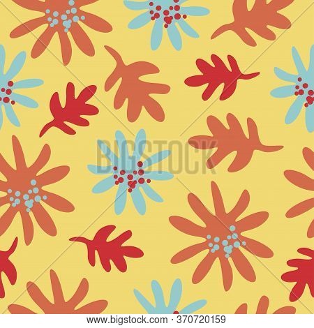 Vector Organic Motive Seamless Pattern.