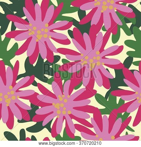 Vector Organic Motive Seamless Pattern.