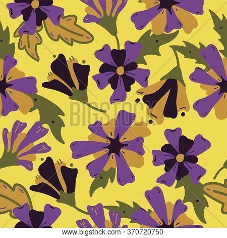 Vector Organic Motive Seamless Pattern.