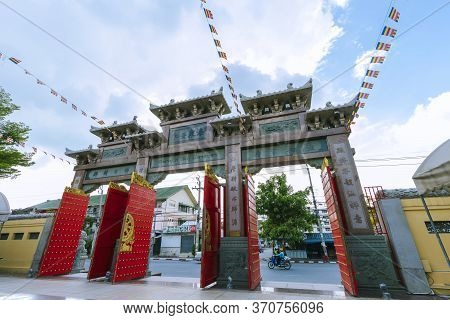 Wat Leng Nei Yi 2 Has Beautiful Architecture Of Chinese Temple In Bang Bua Thong, Nonthaburi Provinc
