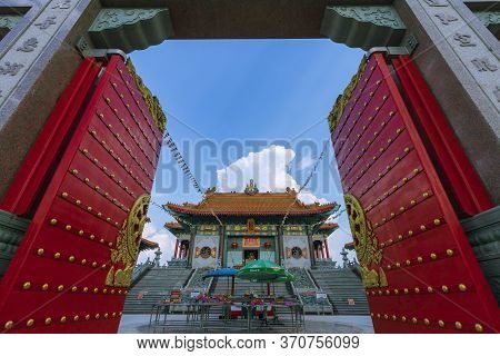 Wat Leng Nei Yi 2 Has Beautiful Architecture Of Chinese Temple In Bang Bua Thong, Nonthaburi Provinc