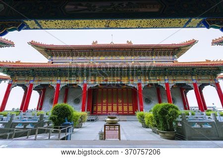 Wat Leng Nei Yi 2 Has Beautiful Architecture Of Chinese Temple In Bang Bua Thong, Nonthaburi Provinc