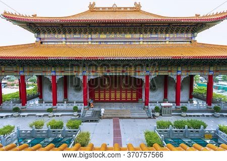 Wat Leng Nei Yi 2 Has Beautiful Architecture Of Chinese Temple In Bang Bua Thong, Nonthaburi Provinc