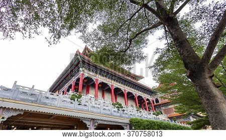 Wat Leng Nei Yi 2 Has Beautiful Architecture Of Chinese Temple In Bang Bua Thong, Nonthaburi Provinc