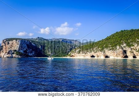 Cala Luna Beach In The Golf Of Orosei, Sardinia, Italy