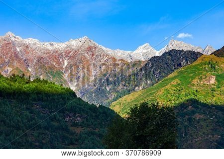 Rohtang Pass Is A High Mountain Pass On The Pir Panjal Range Of Himalayas Near Manali, Himachal Prad