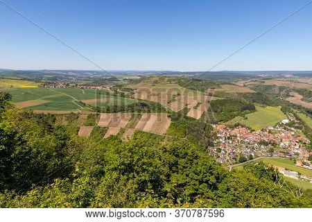 High Angle View From The Lemberg Of Oberhausen At River Nahe, Rhineland-palatinate, Germany