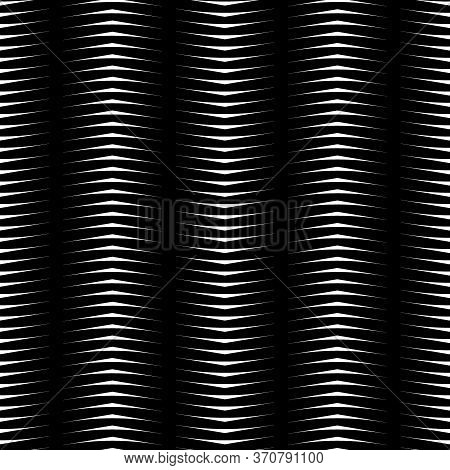 Zigzag Strokes. Jagged Stripes. Triangle Waveform Motif. Seamless Surface Pattern Design With Triang