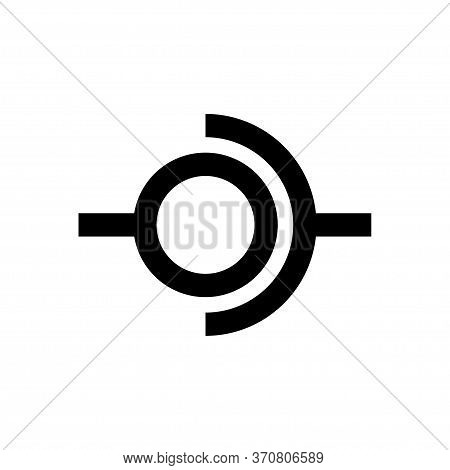 Hinge Icon Flat Vector Template Design Trendy