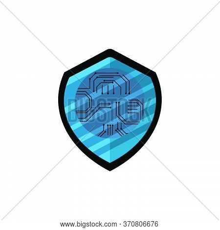 Cyber Security Logo Icon Graphic. Design Vector Illustration