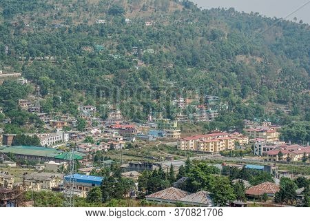 Beautiful Bhimtal Lake Is A Lake In The Town Of Bhimtal, In The Indian State Of Uttarakhand