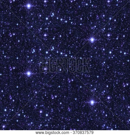 Galaxy Pattern Repeated Design. Violet Abstract Background. Galaxy Pattern For Wrapping Paper, Fabri