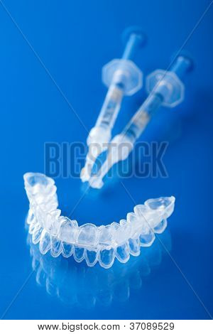 plateau de dents individuelles pour blanchiment