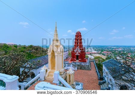 The Temple On The Hilltop At Wang Khao Wang And Is A Tourist Destination Of Phetchaburi Province, Th