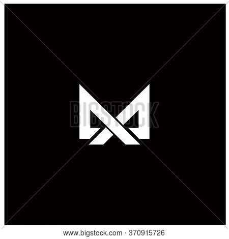 Unique Bold White Letter M Logo Fully Editable