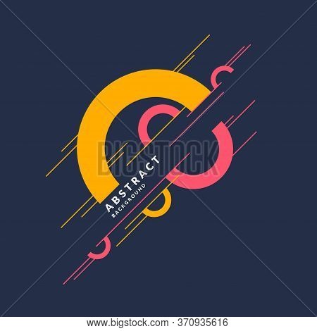 Modern Abstract Background With Geometric Shapes. Vector Illustration