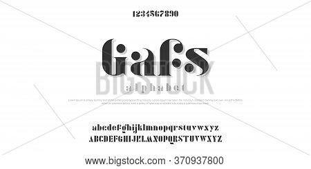 Gafs Serif Alphabet Font Buddle Package Custom