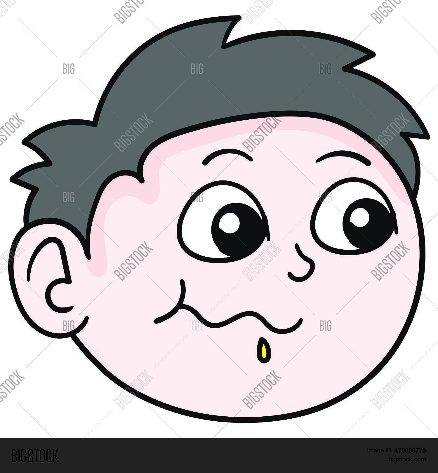 Chubby Boy Head Vector & Photo (Free Trial) | Bigstock