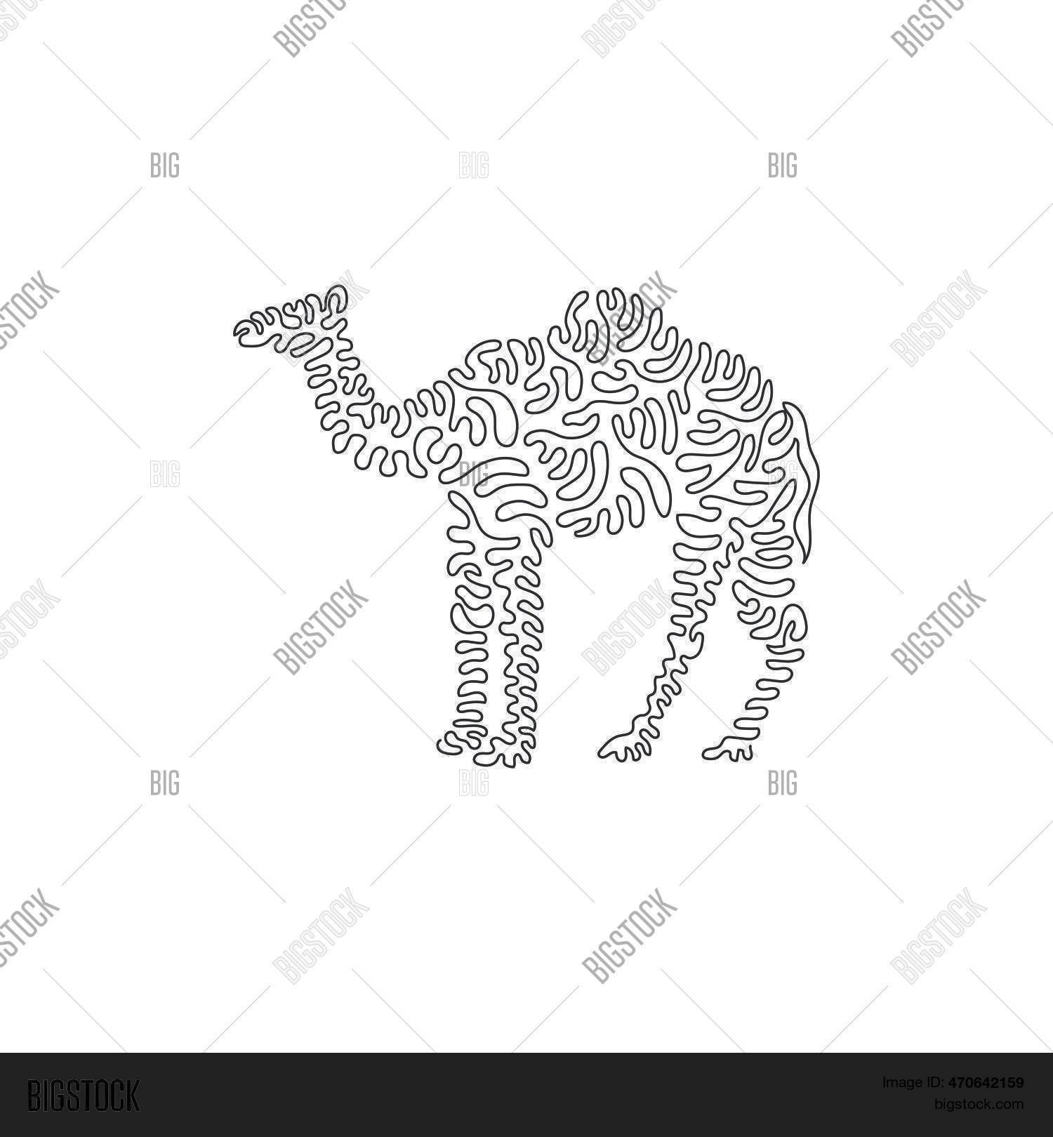 Single One Line Vector & Photo (Free Trial) | Bigstock