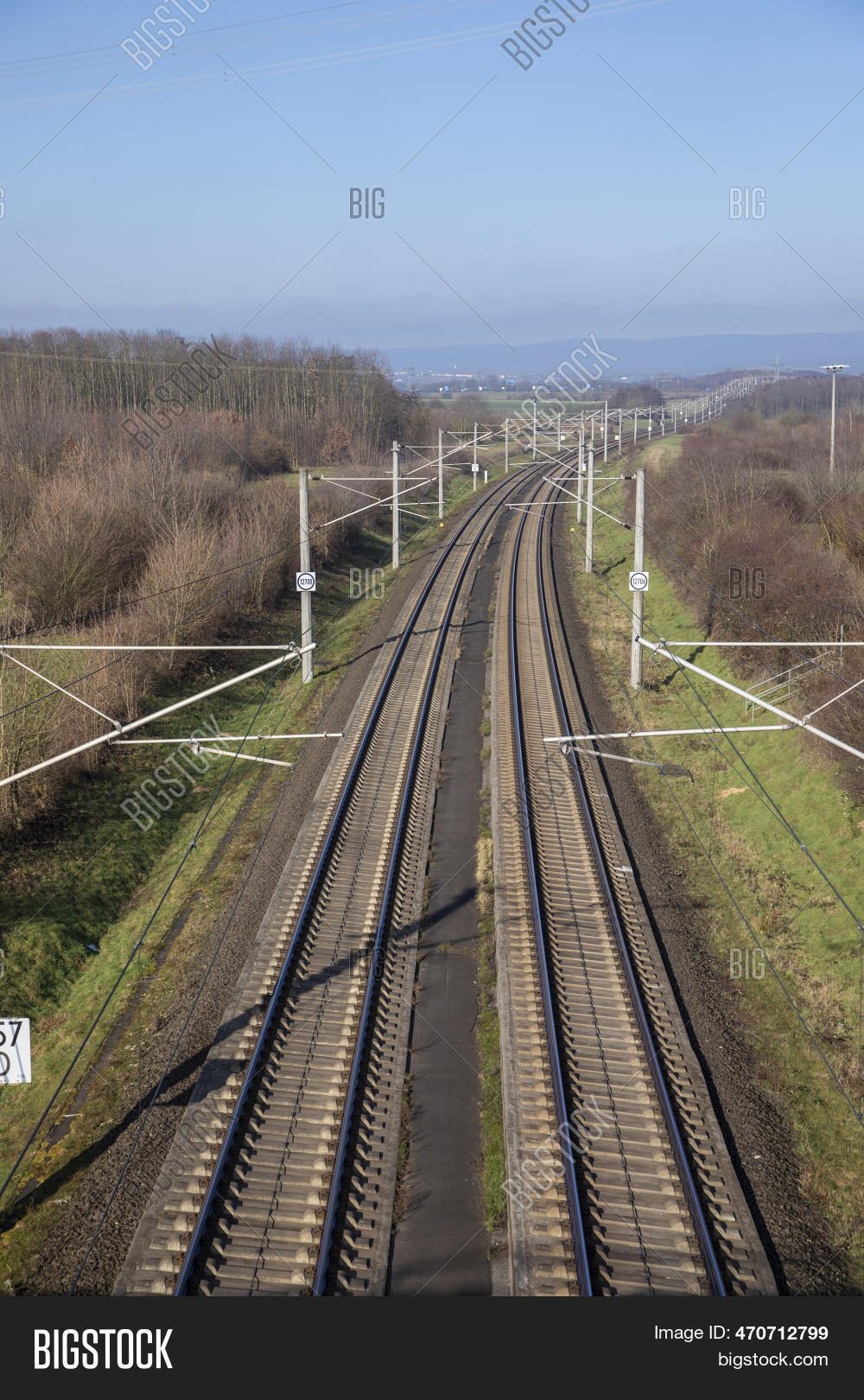 Rails Electrification Image & Photo (Free Trial) | Bigstock