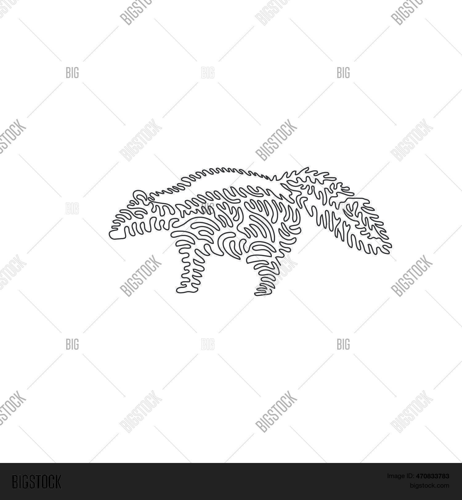 Single Swirl Vector & Photo (Free Trial) | Bigstock