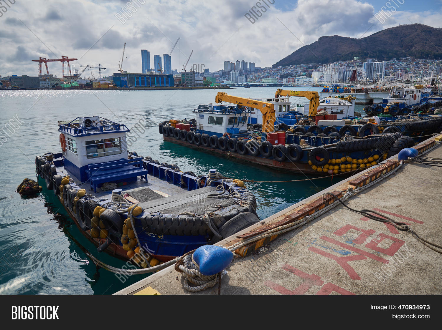 Port Busan Largest Image & Photo (Free Trial) | Bigstock