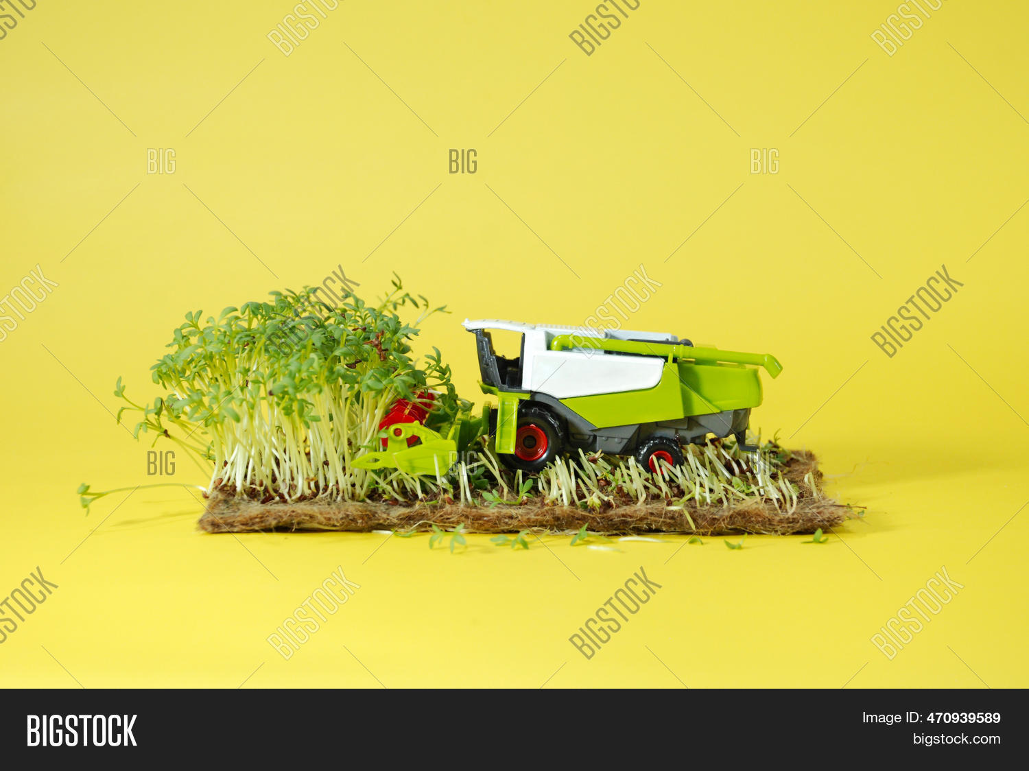 Toy Combine Harvester Image & Photo (Free Trial) | Bigstock