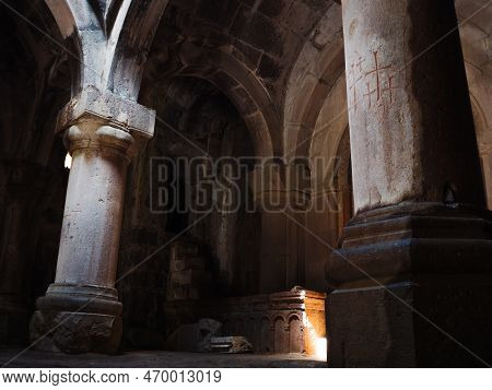 Yerevan, Armenia - June 27, 2022: Goshavank, Nor Getik Is An Armenian Medieval Monastic Complex Of T