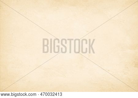 Colour Old Concrete Wall Texture Background. Close Up Retro Plain Cream Color Cement Wall Background