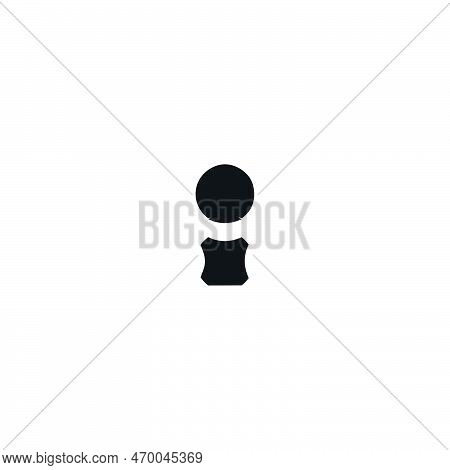 User Icon. Fake Photo Sign. Profile Button. Simple Style Social Media Poster Background Symbol. User