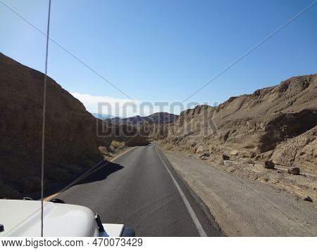 Driving Artist Drive In Death Valley National Park
