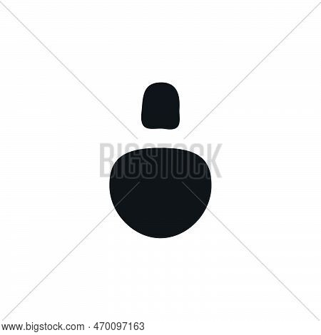 User Icon. Fake Photo Sign. Profile Button. Simple Style Social Media Poster Background Symbol. User