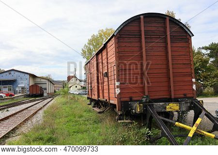 Old Buffer Stop In Weissach Train Station