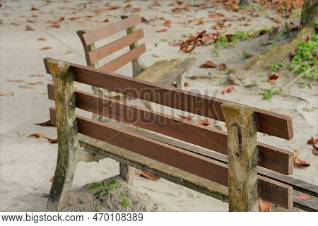 Empty Bench Waiting For The Next Walker