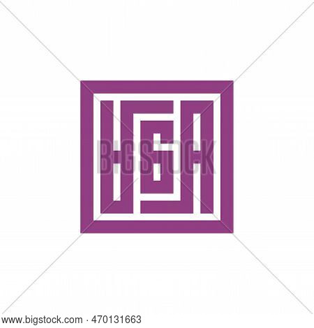 Letter Aga Logo Design, Creative Typography Logo Vector