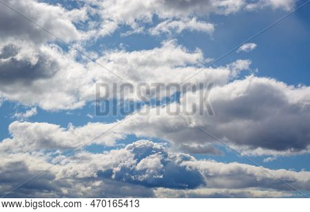 Background With Cloudsbackground With Clouds And Dark Blue Cloud
