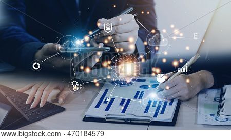 Digital Transformation Technology Strategy, Iot, Internet Of Things. Transformation Of Ideas And The