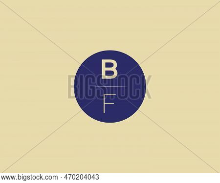 Bf Letter Modern Elegant Logo Design Vector Images