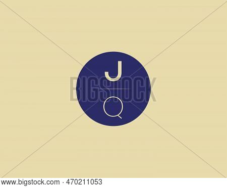 Jq Letter Modern Elegant Logo Design Vector Images