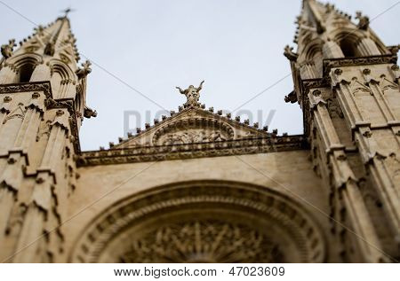 大教堂 La Seu，马略卡岛，西班牙的塔