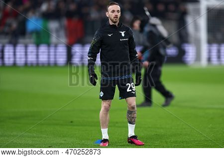 Torino, Italy. 2 February 2022 . Manuel Lazzari Of Ss Lazio  During The Coppa Italia Quarter-final M