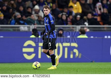 Milano, Italy. 5 February 2023 . Nicolo Barella Of Fc Internazionale During The Serie A Football Mat